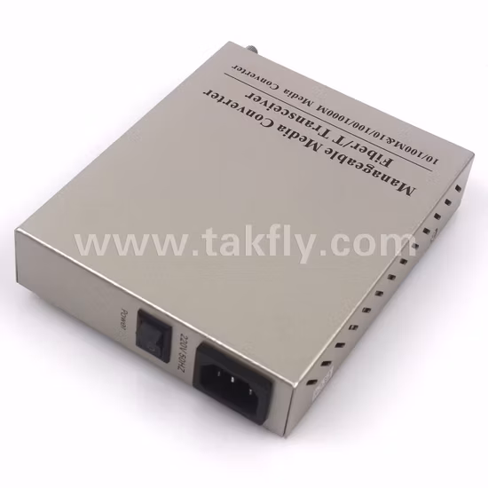 Conversor de mídia Gigabit gerenciável 1000Mbps SFP Prot One to One