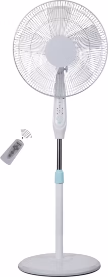 Ventilador de suporte elétrico de venda direta de fábrica de 16 polegadas com luz