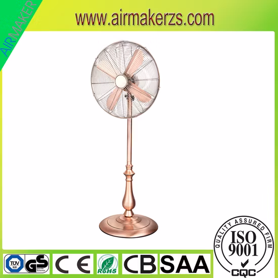 Ventiladores antigos de metal retrô